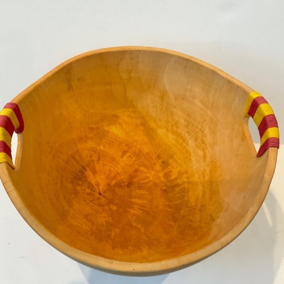 Anthropologie Amai Serving Wooden Bowl - Picture 2 of 9